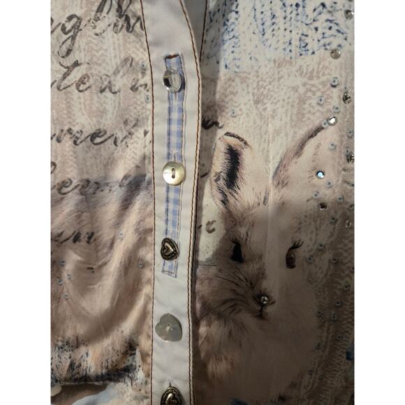 Unique white blouse - Picture 4 of 7